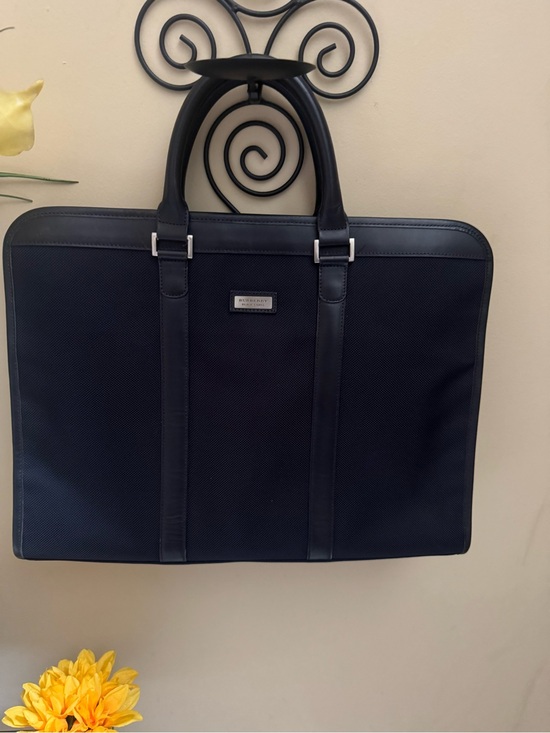 Burberry Black Label Other - Authentic Burberry Black Label Nylon Briefcase with Gold-Tone Plaque